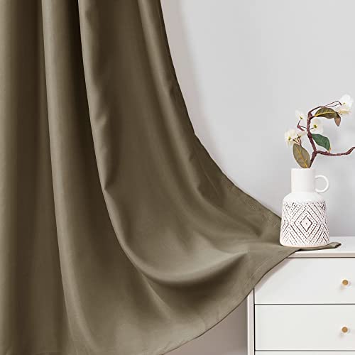 Rideaux occultants marron 2 pièces pour retrouver un sommeil réparateur - 4