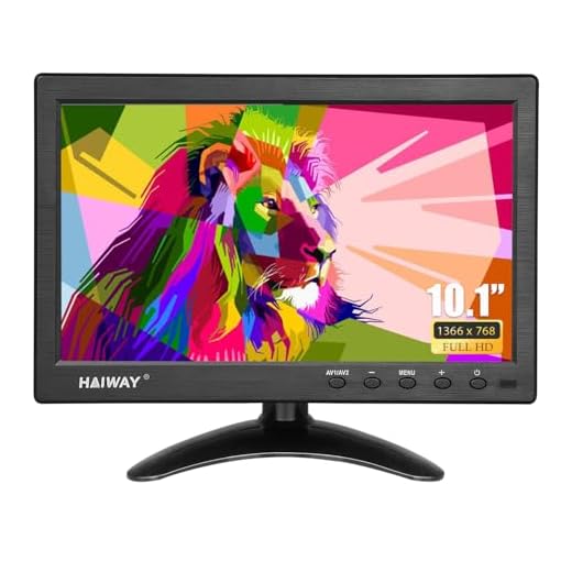 Haiway 10.1 Inch Compact Security Monitor