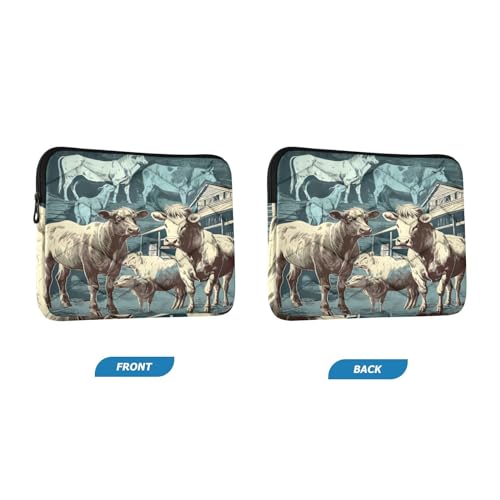 Funda para portátil 13-14 pulg animal vintage impermeable miniatura 2