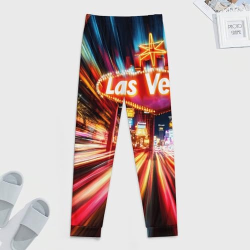 Abstract Las Vegas Breathable Mens Pajama Pants Lounge Sleep PJ Bottoms Sleepwear Jogger3