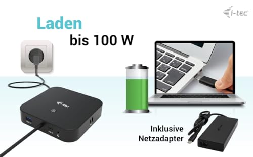 I-Tec Usb-c Hdmi Dp Docking Station con Power Delivery 100W e Universal Charger 112eW - 5