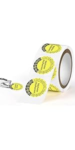 Lot De 100 Plaques De Test De 30 Mm - 1 Pince Perforatrice - Trou Rond De 3 Mm - Date De Test Suivante - Jaune - Échelles Et Marchepieds - Trou