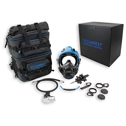 OCEAN REEF Neptune III System - Blue M/L MASK + INT 1ST Stage Cover