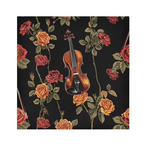 Servilletas de Tela Floral Multicolor Pack 6 miniatura 1