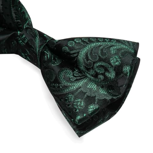 Corbatín Paisley para Hombre Ajustable de Seda miniatura 5