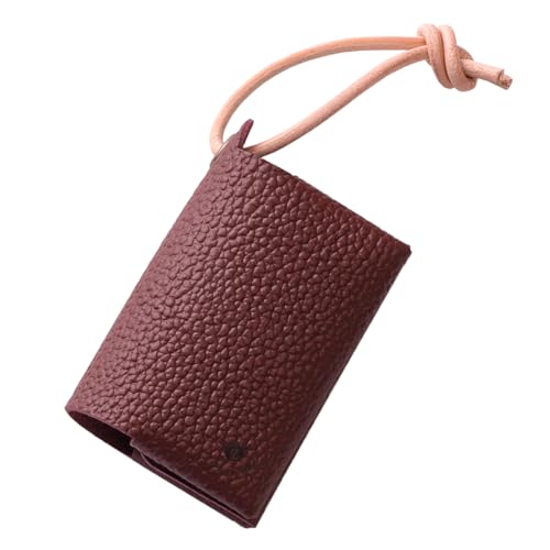 [ザリオグランデ] ティッシュカバー 本革 レザー 革紐付き 二つ折り コンパクトサイズ 日本製 [ZAG-206T] (ワイン)