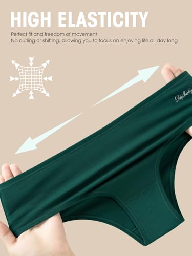 Womens Underwear Cotton Panties Soft Low Waist Hispter Breathable Stretch Ladies Bikini Underwear 6 Pack4