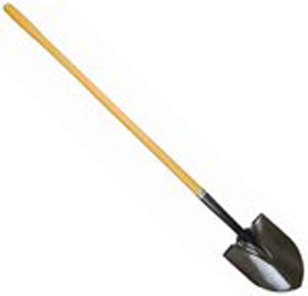 Dottie SHR Steel Professional Grade Round Point Shovel #2 Blade x 48 Inch Handle