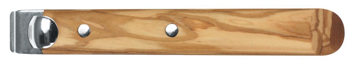 Poignée amovible Casteline Cristel bois d'olivier pour éviter les brûlures en cuisine