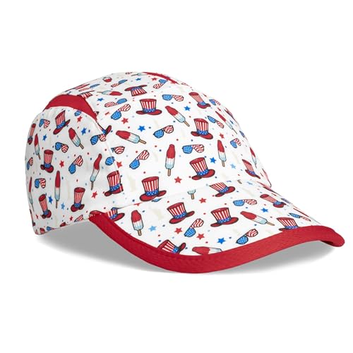 Chapeau de course patriotique USA pour courir sous le soleil en été