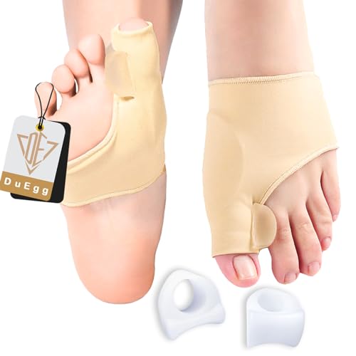 Paire D'orthèses En Silicone Pour Oignons De Pieds (Hallux Valgus) - Correcteur Générique Beige