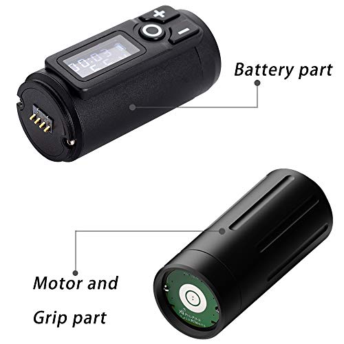 Ambition Rotary Tattoo Battery Pen Wireless Cartridge Machine With 1950Mah Power Supply Coreless Motor Digital Led Display Permanent Make Up Equipment For Professionals Tattoo Artists #TOP2