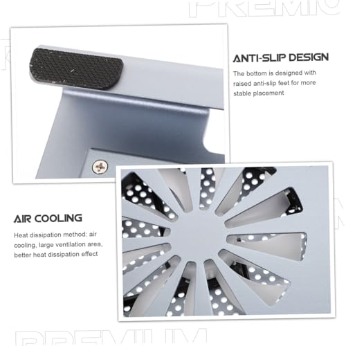 Base para portátil con doble ventilador RGB SEWACC miniatura 3