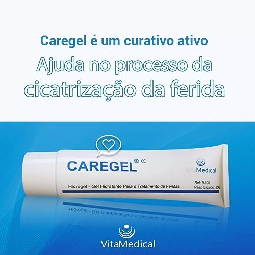 Pomada Caregel Para Úlceras E Feridas Diabéticas- Hidrogel 85g Pomada Cicatrizante