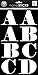 me & my BIG ideas Large Alpha Sticker, Faith, White with Black Insert