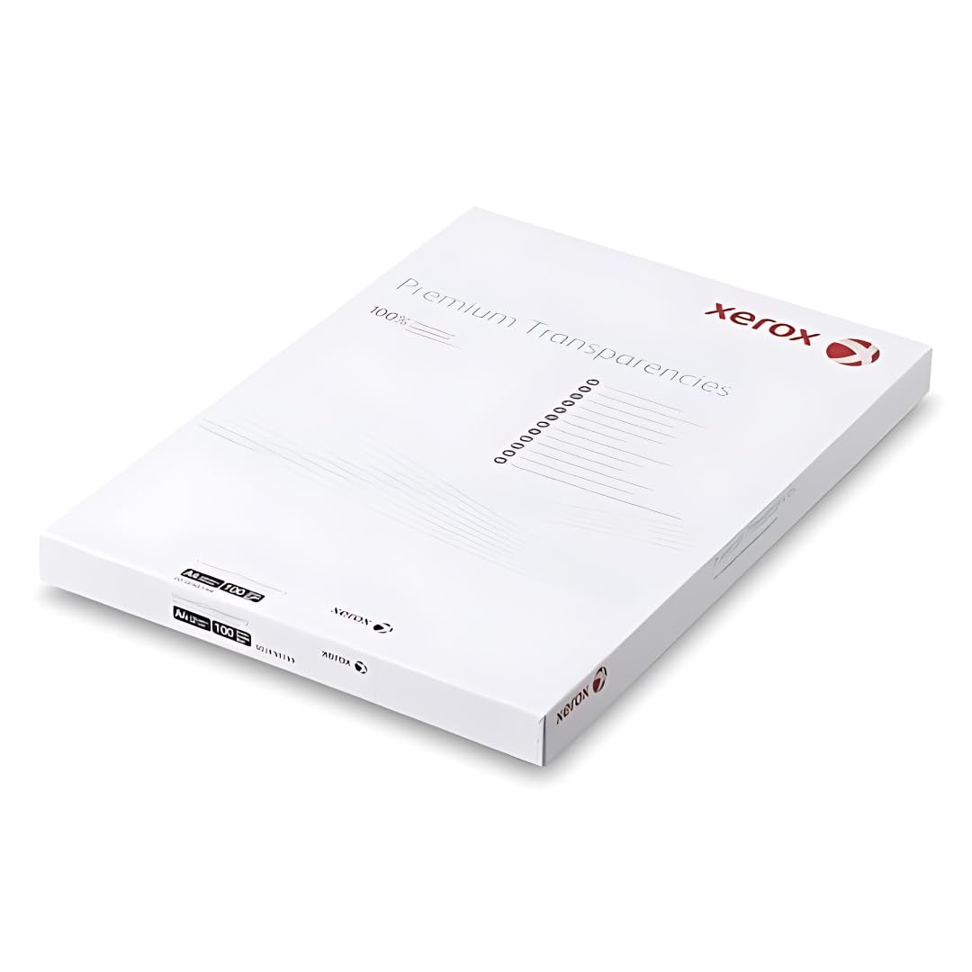 Xerox 003R98203 Premium - Paquete de transparencias universal, con 100 hojas DIN A3 para impresoras láser y de color