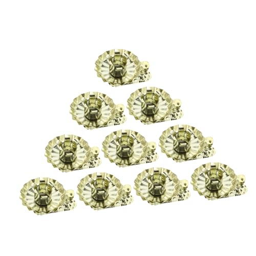 MOTHNUR 10 Pezzi Clip Portacandele in per Albero Natale Fissaggio Candele Decorative Supporto Leggero e Compatto per Feste Natalizie e
