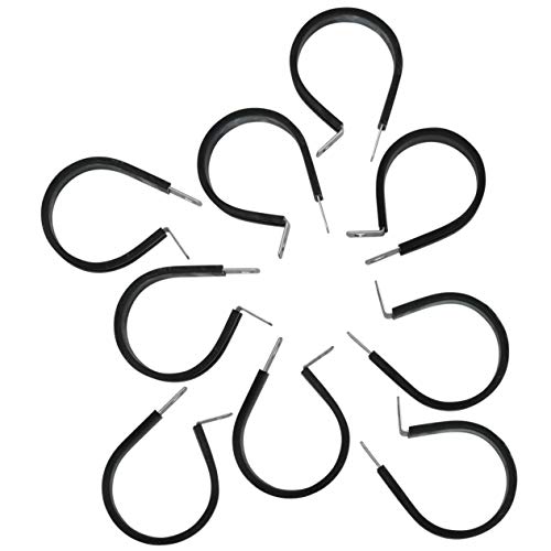 Harrier 2-inch Stainless Steel Metal Strap Pipe Cushion Clamps, 9-Pack - Thumbnail 3