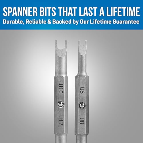 Jonard Tools RSDS-SRB Replacement Spanner Bits for RSDS-151 - Replacement Double-Ended Spanner Bits for Ratcheting Security Screwdriver, Includes 6-10 & 10-12 Spanner Bits - Image 5