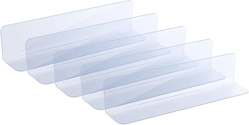 Miniatura 10 de WHALE STORE Paquete de 8 bloqueadores de sofá acrílicos, bloqueador transparente debajo de la cama de 15.74 pulgadas de largo x 3.14 pulgadas