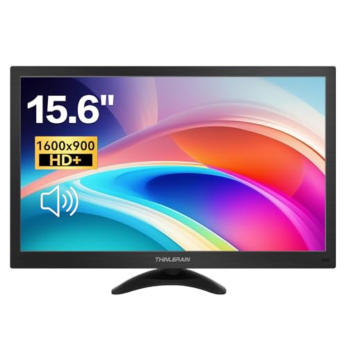 undefined 15.6インチモニター 小型 ディスプレイ 液晶ディスプレイ モニター/HDMI VGA AV BNC USB ポート/1600x900/16:9/140°視野/VESAマウント/スピーカー内蔵/リモコン の商品画像 7