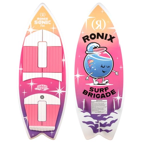 Ronix Girl's Sonic - Fish - Pink Splash - 3'9...