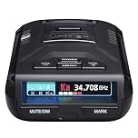 Uniden R3 EXTREME LONG RANGE Laser/Radar Detector, Record Shattering Performance, Built-in GPS w/Mute Memory, Voice Alerts, Red Light & Speed Camera Alerts, Multi-Color OLED Display, Black