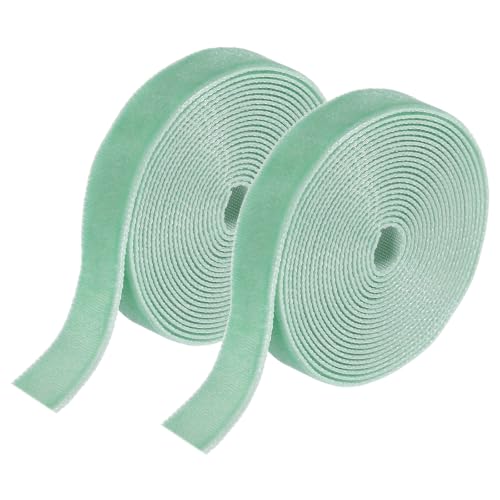 MECCANIXITY - Ruban velours 2/5 po x 2 verges vert 2 pcs
