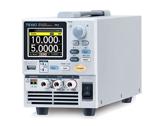 TEXIO(テクシオ) PPXシリーズ高精度直流安定化電源 10V/5A : PPX10-5