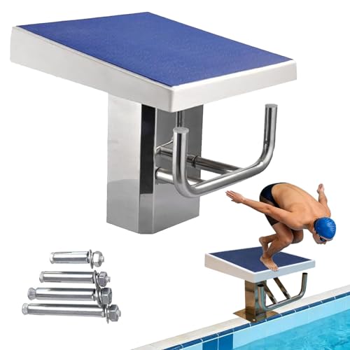 Bloc de départ de natation en acier inoxydable 304 pour piscine enterrée