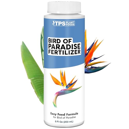 TPS NUTRIENTS Bird of Paradise Fertilizer for All Strelitzia Plants, Liquid Plant Food 8 oz (250mL)