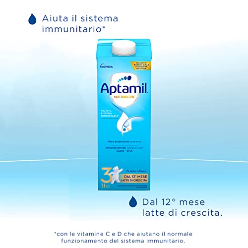 APTAMIL 3 - Latte Liquido di Crescita per Bambini