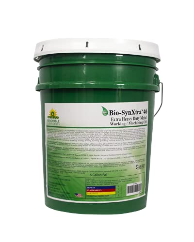 Renewable Lubricants Bio-SynXtra MW ISO 46 Oil, 5 Gallon Pail