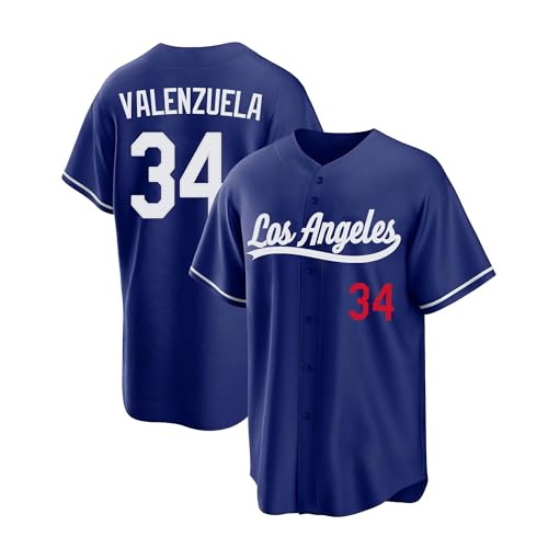 Fernando Valenzuela Jersey Los Angeles Navy Mens Baseball Stitched