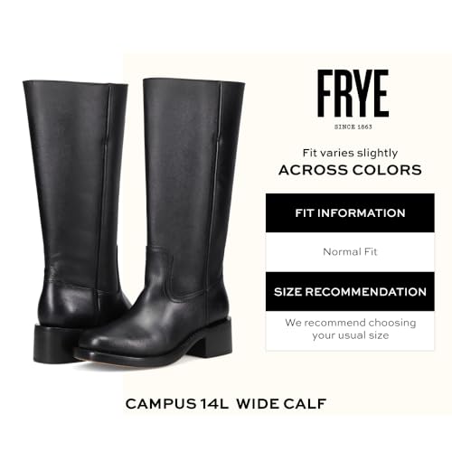 Frye Campus 14L Iconic Tall Boots for Women Crafted from Signature Montana Leather with Goodyear Welt Construction and Stacked Leather Heel – 13” Shaft Height2