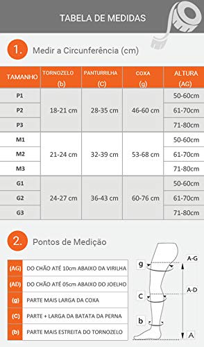 Meia 7/8 Coxa AF 863 Select Comfort Premium 30-40 mmhg Sem Ponteira Sigvaris Pequena Normal Natural