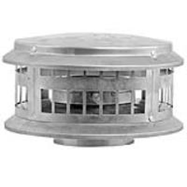 DuraVent 7BVDC 7 in. Dia. Inner B-Vent Rain Aluminum Dura Cap by DuraVent - Used condition - US$70.02