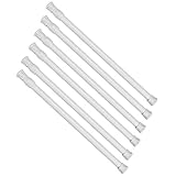 Lieferumfang: Das Paket enthält 6 weiße Ausziehbar Gardinenstange, Durchmesser: 1,3 cm, Länge: 30-50 cm, ausreichende Anzahl und einziehbare Zugstangen können Ihren unterschiedlichen Anforderungen gerecht werden und sind ein guter Helfer für Ihr Familienleben.