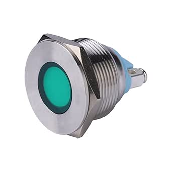 22MM Waterproof IP67 Metal LED Warning Indicator Light Pilot Signal ...