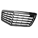 Front Grill Bumper Grill Replacement for 2007 2008 2009 Mercrdes-Benz W211 E-Class E350 E550 E63 AMG, Gloss Black