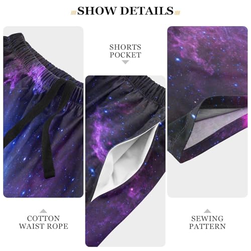 Pajama Shorts for Men, Men's Pajama Bottoms Sleepwear Basketball4