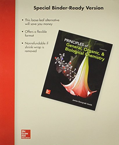 Loose Leaf Principles of General, Organic & Bio... 0077683196 Book Cover