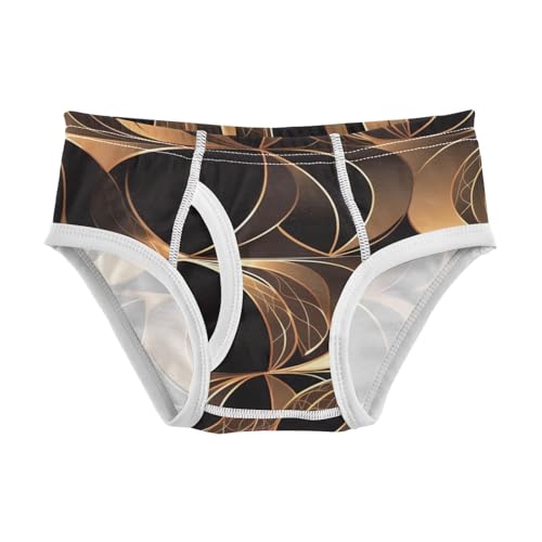 Rose Gold Abstract Metallic Baby Boys Pure Cotton Kids Underwear Cute Children Panties