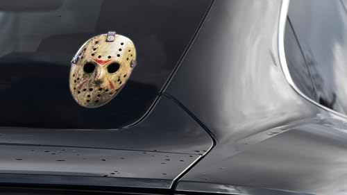 Image of Elektroplate Officially Licensed Jason Friday the 13th Dynamic Decals | Premium Automotive-Grade Weatherproof Vinyl Stickers for Car, Devices, Tumbler & More | Made in the USA | Set of 2