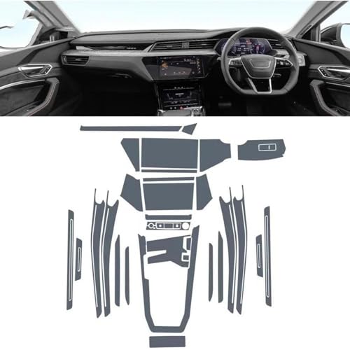 Protection ecran navigation GPS Audi e-tron film TPU transparent - 3