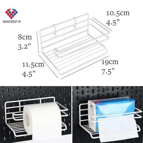 raenzhen-10 Kit de combinação de Pegboard, conjunto de armazenamento montado na parede ou mesa com 1