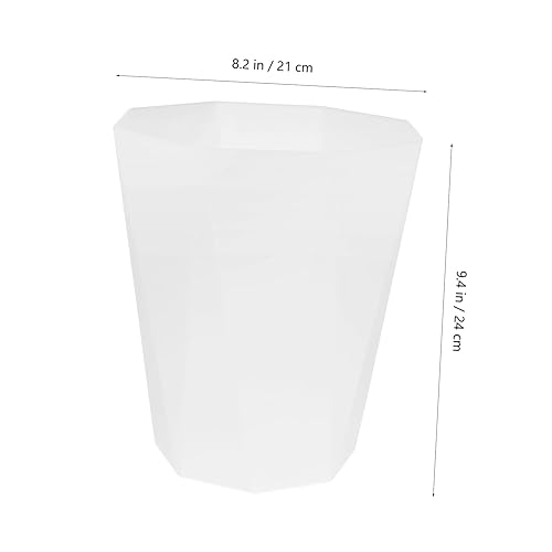 Vista 24 de Angoily 1 bote de basura creativo para el hogar, cubo de basura abierto