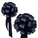 Navy Blue Pull Bows with Tails - 8" Wide, Set of 6