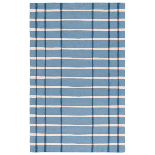 Image of Hand Tufted Wool Carpets Anti Shedding Rug Modern Carpets for Living Room Size 12x16 Feet
