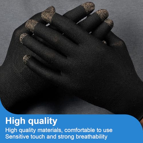 JEXOWIQ Guantes de juego para pantalla táctil - 2 pcs Guantes de juego para pantalla táctil,Transpirable Anti-Sudor Sensibles,a prueba de sudor,para dedos y pulgares,para juegos de teléfonos móviles - imagen 4
